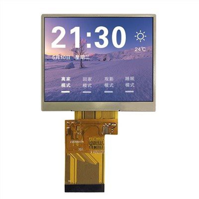 3,5 hüvelykes TFT szalagos képernyő